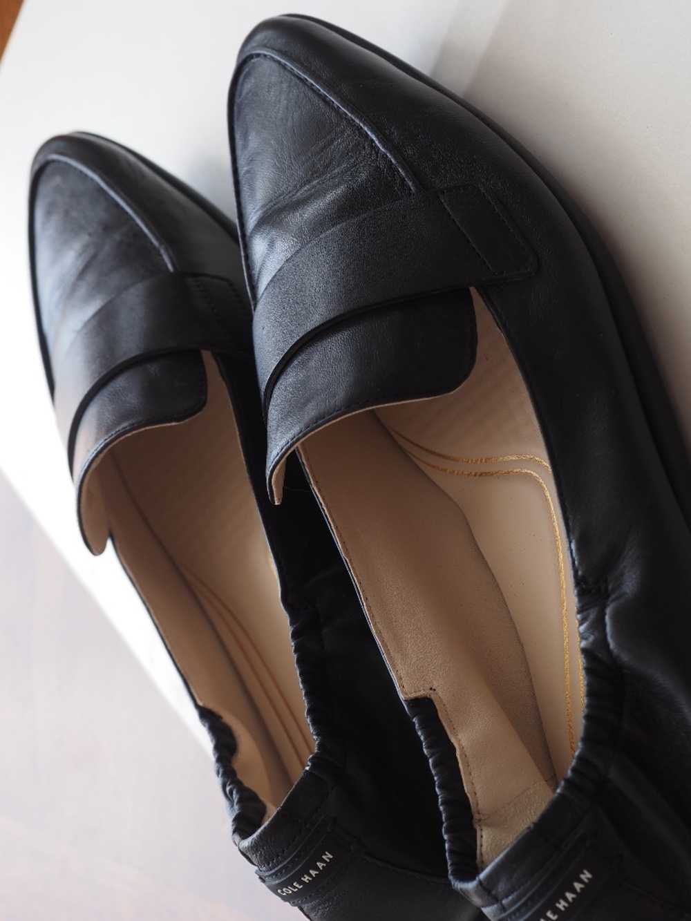 Womens Cole Haan Grand Ambition Amador Loafer Flat - Black Leather, Size 9.5 B